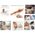 thumbnail image 3 of FrostHike Dog Long Hair Brush，Pet Comb,Long Tooth Dog Rake，,Large Animal Grooming Rake, 3 of 5