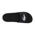 thumbnail image 6 of Lacoste Men's Croco Synthetic Slides (Black White), 6 of 7