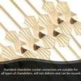 thumbnail image 4 of MasteelfCA 200pcs Metal Chandelier Connectors Fastening Bowtie Pin Crystals Bead Parts, 4 of 8