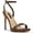 Medium Brown, variant on Nine West Loola Women's High Heel Sandals Color: Black Patent Size: 9