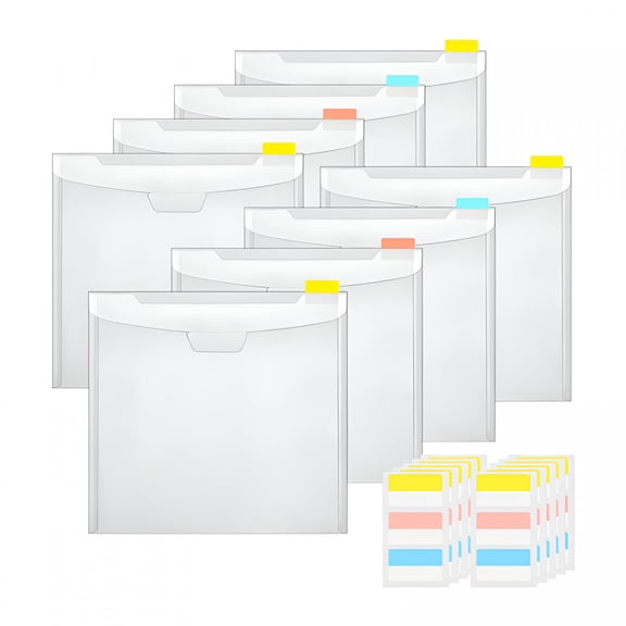 CCOCC 12X12 Paper Storage,12Pcs Scrapbook Organizer,Craft Organizer with Origami Knife for Holding Cardstock,Photos