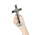 thumbnail image 3 of Crucifix Statue Cross Figurine Chaple Home Wall Decor Ornament, 3 of 7