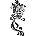 thumbnail image 2 of Tokyo Revengers Kazutora Hanemiya Fake Tatoo Tiger Dragon Waterproof Temporary Tattoo Sticker Hand Body Art Tatouage Sticker zhangyuxiang LED, 2 of 2