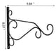 thumbnail image 2 of Soporte de metal para macetas colgantes de pared tipo interior y exterior, gancho de metal para macetas colgantes, gancho decorativo para soporte de macetas, 2 of 9