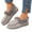 b-Grey, variant on Womens Winter Snow Boots Fleece Lined Warm Casual Slip on Loafers Platform Moccasins Outdoor Plush Short Booties
