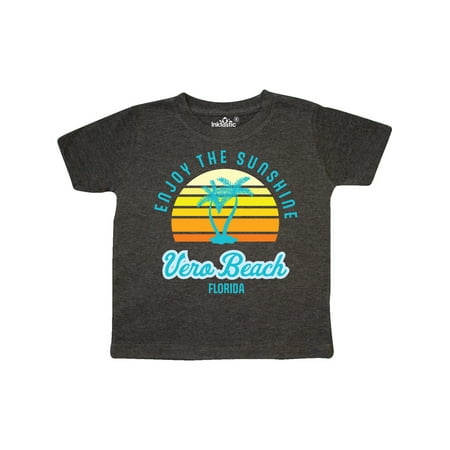 

Inktastic Summer Enjoy the Sunshine Vero Beach Florida in Blue Gift Toddler Boy or Toddler Girl T-Shirt