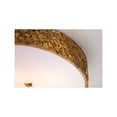 thumbnail image 3 of Lucas McKearn Mosaic 20" Round 3-light Transitional Metal Flush Mount in Gold, 3 of 3