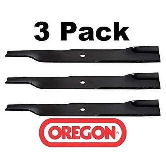 Oregon 3 Pack 92-037 Mower Blade for Hustler 794685 60" Side D