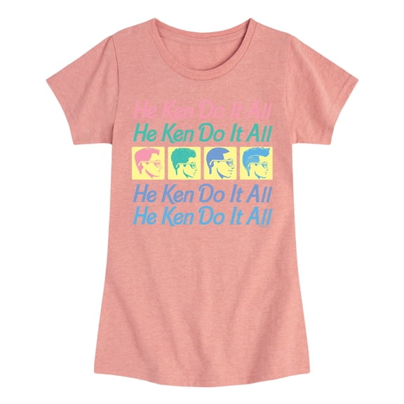 Barbie - He Ken Can Do It All - Toddler & Youth Girls Short Sleeve Graphic T-Shirt