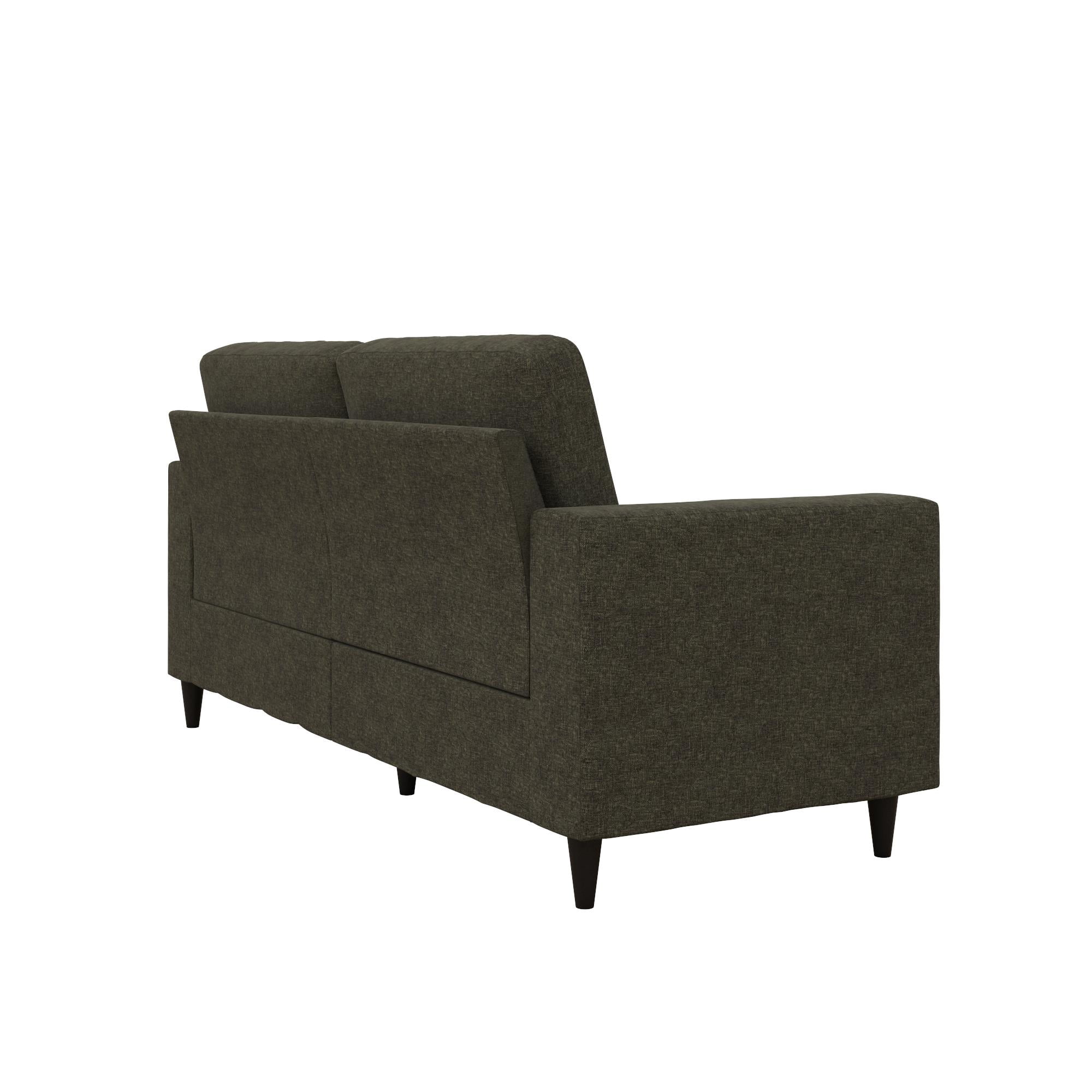 DHP Cooper 3 Seater Sofa, Gray Linen