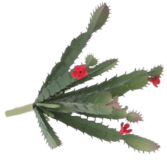 MERRYHAPY Realistic Fake Cactus Succulent Bonsai Green Plastic Home Office Accessory