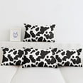 thumbnail image 3 of Set Of 4 Cow Spots Pillow Covers 12x20 Inch Linen Decorative Square Throw Pillow Covers for Home Sofa Bedroom Outdoor Indoor, 3 of 7