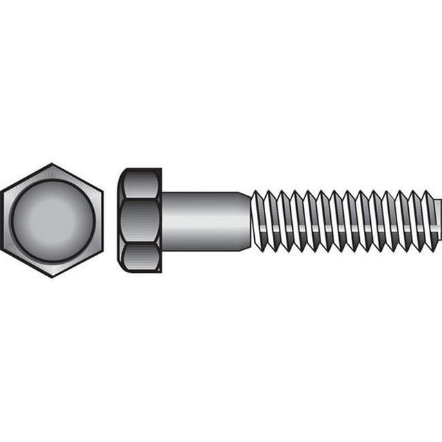 190408 0.62 - 11 x 2.5 in. Hex Bolts 25 per Box