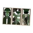 thumbnail image 2 of Juego de 3 paneles geométricos de madera para colgar en la pared, estilo bohemio, para exterior, estilo rústico, interior y pasillo., 2 of 9