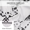 thumbnail image 2 of Shower Curtains Black White Pattern Striped Modern Bohemian Chic Tribal Shower Curtain Set with 12 Hooks for Bathroom Decor Accessories Bathtub Curtain, 72"x72", 2 of 6