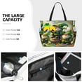 thumbnail image 3 of Gaeub patrick’s day gnomes Print Beach Bag,Large Tote Bag,Waterproof Sandproof Women Tote Bag,Pool Bag with Zipper for Gym Grocery Travel, 3 of 7