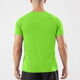thumbnail image 5 of Mlzmgr Mens T Shirts Short Sleeve Crew Neck Stretchy Workout Gym Shirts Spandx Solid Color Tops for Men, 5 of 8