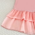 thumbnail image 5 of MEZZALL Girls Summer Dress Cute Bowknot Patchwork Sleeveless Vest A-Line For Toddler Kids O-Neck Trendy Dresses, 5 of 6