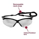thumbnail image 2 of Anteojos de sol Nemesis De protección talle Unitalla diseño Deportivo armazón negro y lente espejo, 2 of 6
