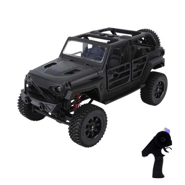 Camioneta 4x4 Todo Terreno Escala 1:10 A Control Remoto negro