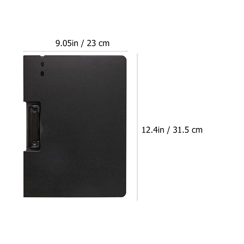 Toyandona Document Writing Tablets Clip Board Folder 2Pcs 12.4X9.1X0.6In