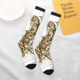 thumbnail image 4 of Daiia Sports Socks Western Scenery With Old Wagon Printed Novelty Crew Socks for Men Women Knee High Socks Cotton Socks Soft & Breathable Support Unisex Socks, 4 of 9