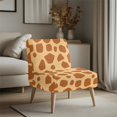 thumbnail image 3 of HELLHERO Stretch Elastic Bottom Armless Accent Chair Cover Non Slip Easy to Install Armless Accent Chair Protector for Study, Giraffe Print, 3 of 8