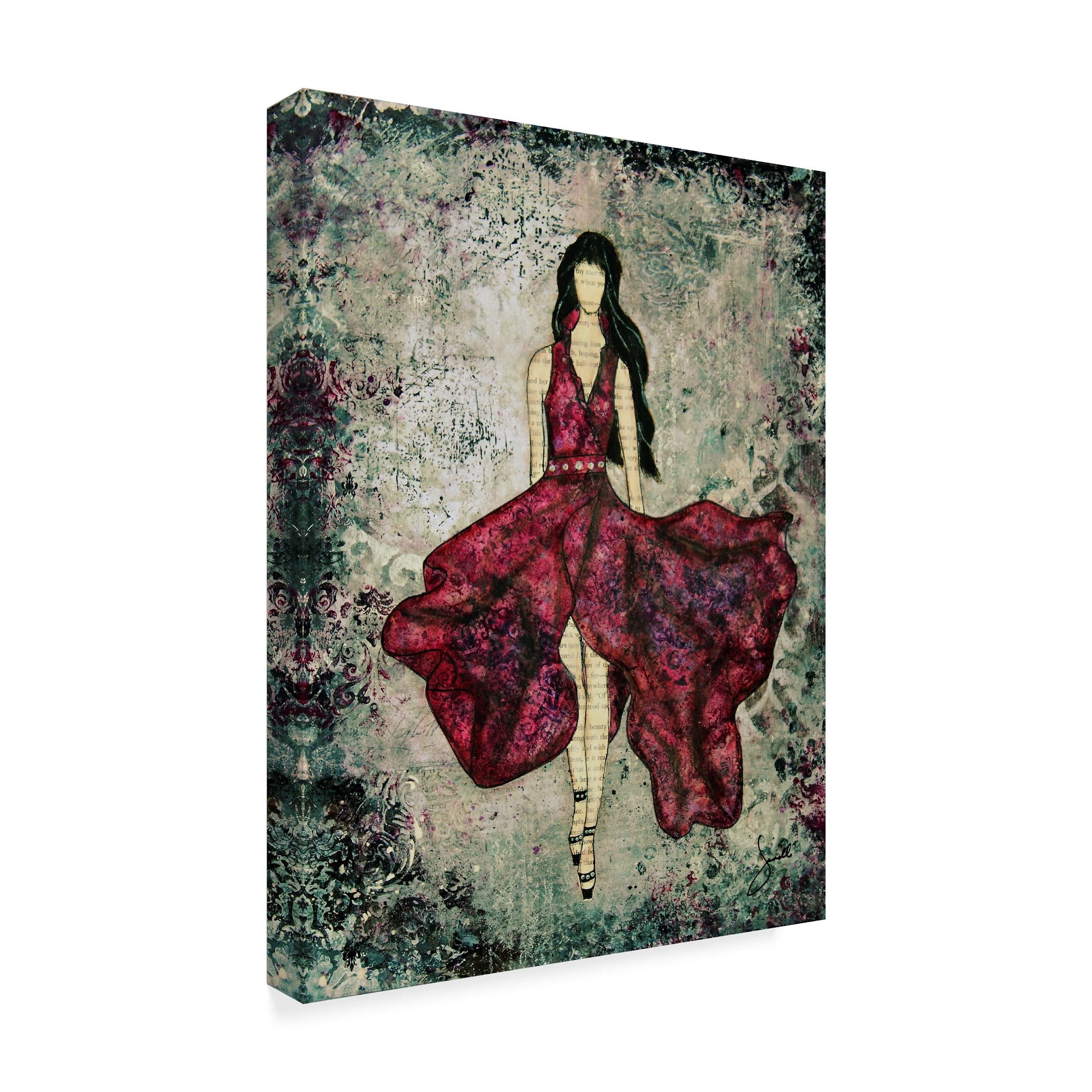 Trademark Fine Art 'Fashionista' Canvas Art by Janelle Nichol