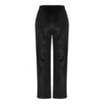 thumbnail image 6 of Bibifish Womens Pants Autumn Winter Casual Long Straight Velvet Pants Spring Summer Soft Casual Comfortable Warm Trousers With Pockets, 6 of 6