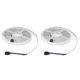 thumbnail image 2 of Tira de luz RGB 10m IP65 SMD5050 300LED Luces de cuerda regulables Control remoto de 44 teclas EE. UU. 100-240V, 2 of 5