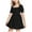 Black, variant on CAICJ98 Girls Summer Dress Ruffle Puff Sleeve Casual Dresses for Kids Square Neck Smocked Flowy Dress for Girls (9-10 Years,Black)