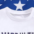 thumbnail image 6 of Xudanell Baby Boy 4th Of July Outfit Infant 250 Anniversary Usa Flag T Shirt Shorts Set Summer Kids Clothes White 6-12 Months, 6 of 8