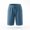 Blue, variant on BXSRUTA Children's Elastic Waist Shorts with Straight Leg, Solid Color, Soft Stretch Fabric, Casual Everyday