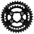 thumbnail image 1 of Disco De Cambio De Velocidad De Plato De Bicicleta Negro + Plateado, Juego De Bielas De Bicicleta De Montaña, Para Bicicleta De Montaña De Uso Al Aire Libre YLSHRF Mountain Bike Chainrings, 1 of 8