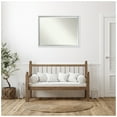 thumbnail image 3 of Amanti Art Morgan White Blue Beveled Wood Wall Mirror 32.25 x 42.25 in., 3 of 10