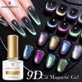 thumbnail image 2 of BORN PRETTY 7ml 9D Cat Magnetic Gel Holographic Laser Nail Gel Long Lasting Soak Off UV LED Nail Varnish UV Gel Need Black Base Gong Bohan LED, 2 of 2