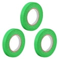 thumbnail image 1 of Uxcell 3Pcs 10mm 0.4 pulgadas Ancho 20m 21 Yardas Cinta de enmascarar Cinta de pintores Verde oscuro, 1 of 5
