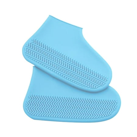 

1pair Kids Silicone Reusable Non Slip Shoe Cover Rain Boots Waterproof Rainproof