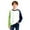 #0288-Green, variant on Cowsor Boys Girls T Shirts Casual Raglan Long Sleeve Tee Crewneck Color Block Cute Blouses Tops