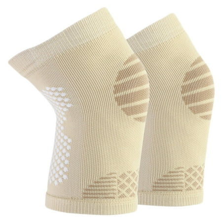 

Etereauty 1Pc Knee Pad Meniscus Protector Elastic Kneelet Breathable Knees Braces for Running Riding（Beige Size L）