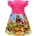 thumbnail image 2 of Girls Summer Dress free Flutter Sleeve Casual dress, 2 of 7