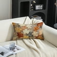 thumbnail image 3 of Fall Throw Pillow Covers Farmhouse Autumn Leaves Pillowcases Harvest Thanksgiving Decorative Cushion Cases for Sofa Couch Porch Home Décor 12x20 Inches Set of 2, 3 of 5