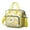 Yellow-3, variant on Planet Design Waterproof Picnic Tote - Insulated Leakproof Lunch Bag with Detachable Shoulder Strap