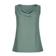 thumbnail image 4 of Summer Tops for Women Camisole with Bra Size Open Crop Tops Summer Dance for Girls Camisole Top with Bra Concealment Top Women Crop Sleeveless Cropped Outfit Girl Tie Cycle Casual Green 2XL, 4 of 6