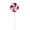 Cerise/White, variant on Vickerman 17" Teal-White Candy Lollipop Christmas Ornament