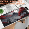 thumbnail image 6 of Mountains,Trees and Moon Gaming Mouse Pad,Large Non-Slip Thick Stitched Edge Mouse Mat for Home Office Gaming Keyboard Desk Pad (35.4 x 15.7 Inches), 6 of 6