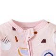 thumbnail image 4 of Nwiuh Girls' Organic Cotton, Sleep and Play Footed Pajamas | Easy Zip Front Pjs Feature 2-Way Zipper to Ensure Newborns Have Restful Nights Sleep (Pink, 6-9 Months), 4 of 4