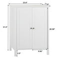 thumbnail image 5 of Double Doors Bathroom Cabinet White, 5 of 8