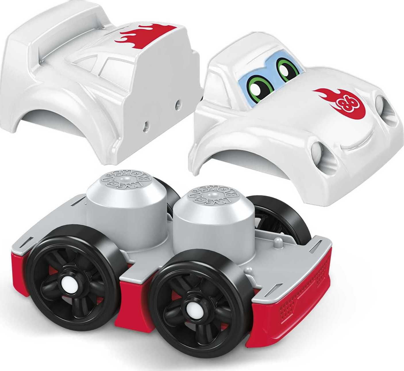 Mega Bloks First Builders Build & Race Rig - 16 Pieces