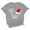 Light Gray, variant on Hanukkah Graphic Print Short Sleeve Casual T Shirt Comfortable Top For Holiday Celebration And Daily Wear